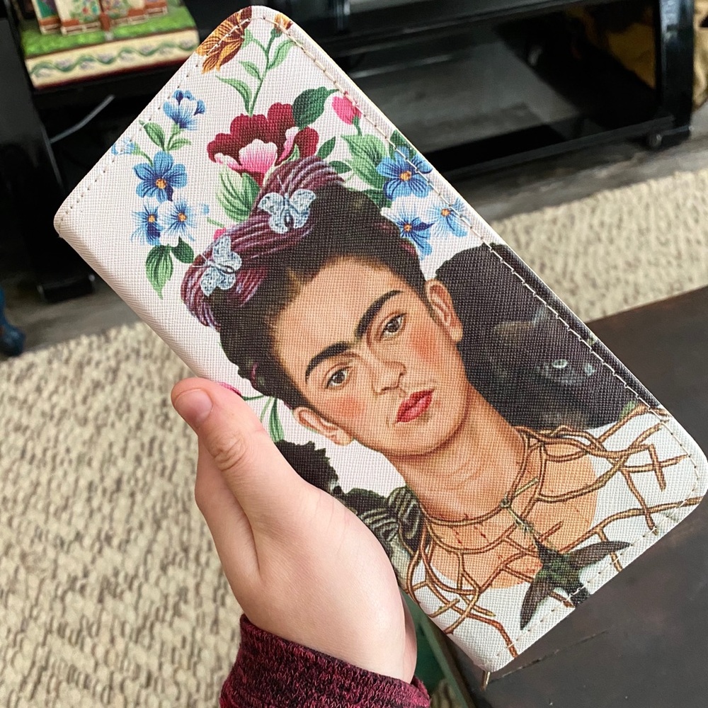 Frida Kahlo wallet/clutch